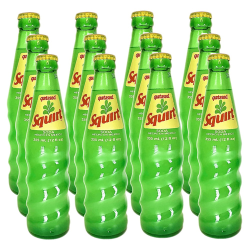 SQUIRT MEXICO GLASS BOTTLE 12 OZ
