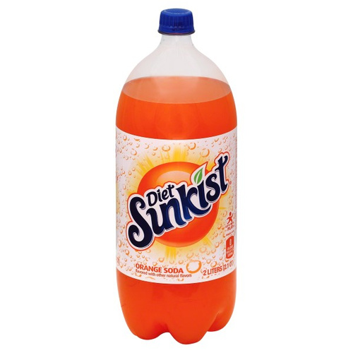 DIET SUNKIST ORANGE 2 LTR