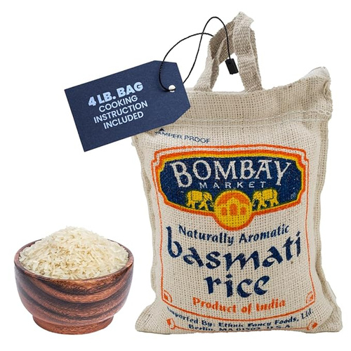 BOMBAY BASMATI RICE 4 LBS