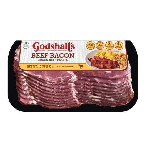 GODSHALLS BEEF BACON 10 OZ