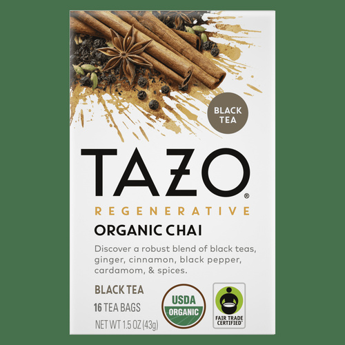 TAZO ORG REGEN CHAI 16 COUNT