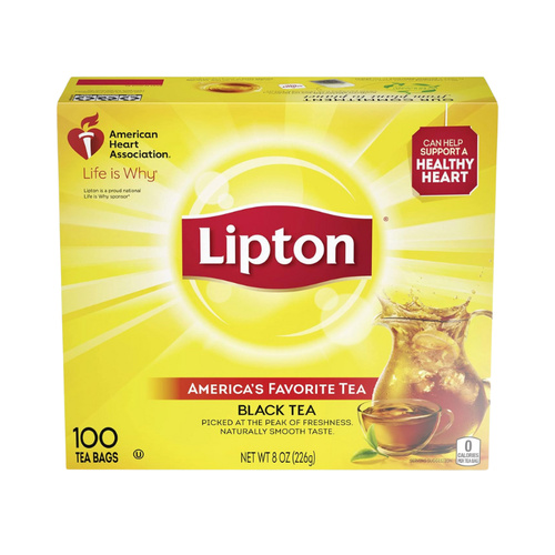 LIPTON TEA BAGS 100 COUNT