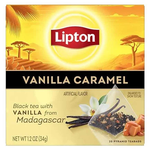LIPTON VANILLA CARAM 20 COUNT