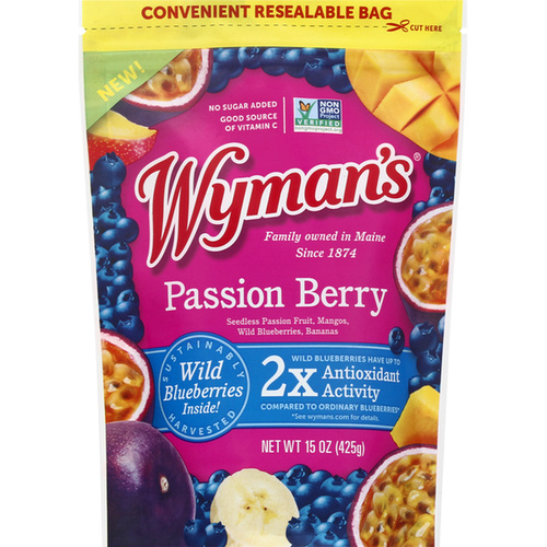 WYMANS BERRIES FRUIT 15 OZ