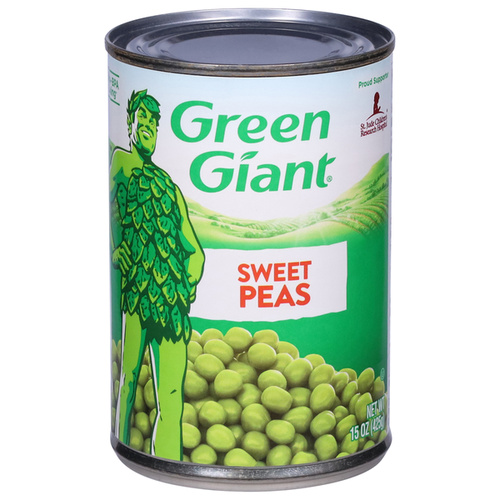 GREEN GIANT SWT PEAS 15 OZ