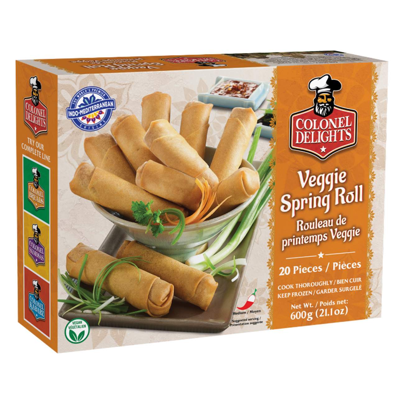 COLONEL KABABZ Veggie Spring Roll 20 PCS 20 PCS