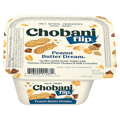 CHOBANI YOGURT FLIP PEANUT 4.5 OZ