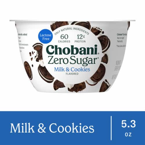 CHOBANI ZERO MILK & 5.3 OZ