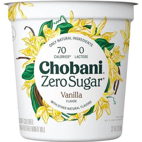 CHOBANI ZERO VANILLA 32 OZ