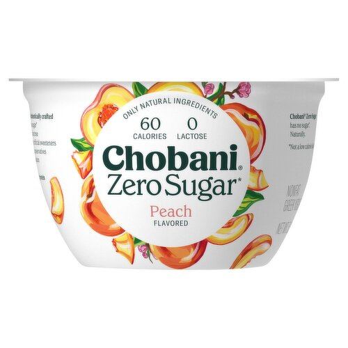 CHOBANI ZERO PEACH 5.3 OZ