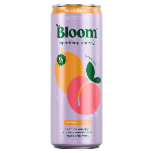 BLOOM ENERGY PEACH MANGO 120 OZ