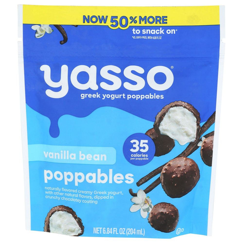 YASSO VANILLA POPPAB 6.54 OZ