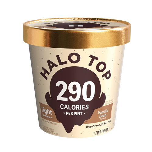 HALO TOP VANILLA BEA 16 OZ