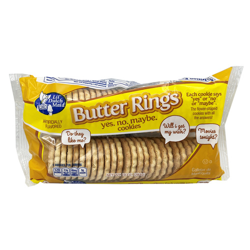 LDM BUTTLER RINGS COOKIES 10 OZ