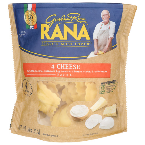 RANA 4 CHEESE RAVIOL 10 OZ