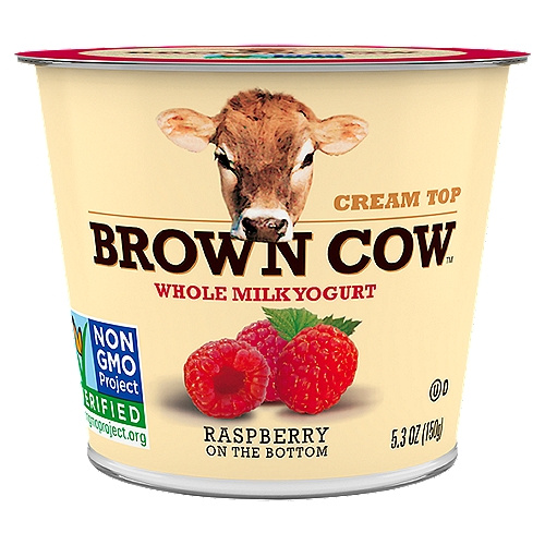 BROWN COW RASPBERRY 5.3 OZ
