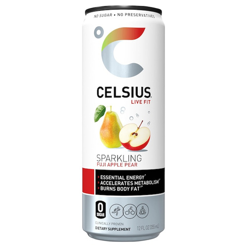 CELSIUS FUJI APPLE PEAR 12 OZ