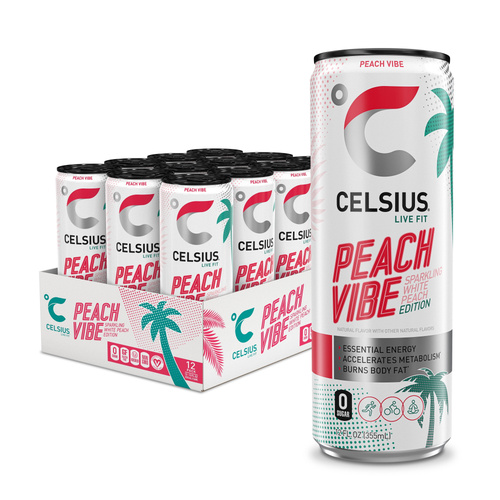CELSIUS White Peach 12 OZ