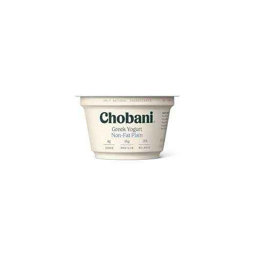 CHOBANI 0% PLAIN YOGURT 0.33 Lbs