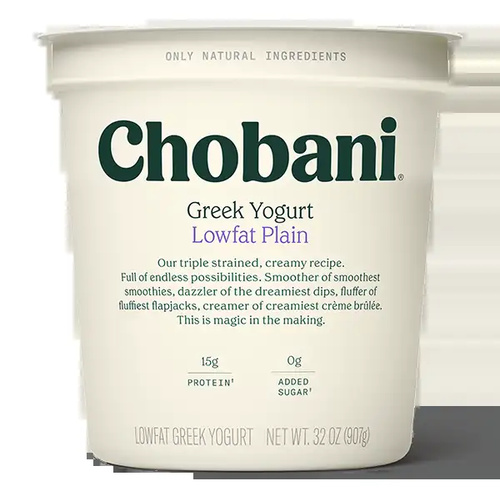 CHOBANI GREEK YOGURT LOW FAT 32 OZ