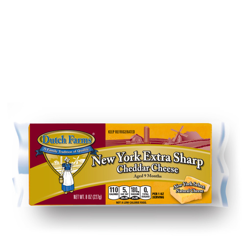 DUTCH FARMS BAR NY EXTRA SHARP CHEDD 8 OZ
