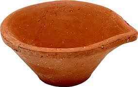 Plain Clay Diyas (Medium  3
