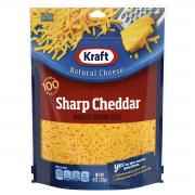 KRAFT SHREDDED SHARP CHEDDAR 8 OZ