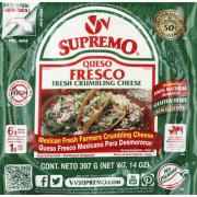 V/V SUPREMO QUESO FRESCO 14 OZ