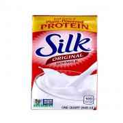 SILK PLAIN SOY MILK 0.5 GALLON