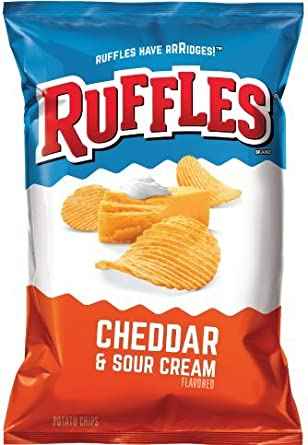 RUFFLES CHEDDAR SOUR CREAM 3 OZ