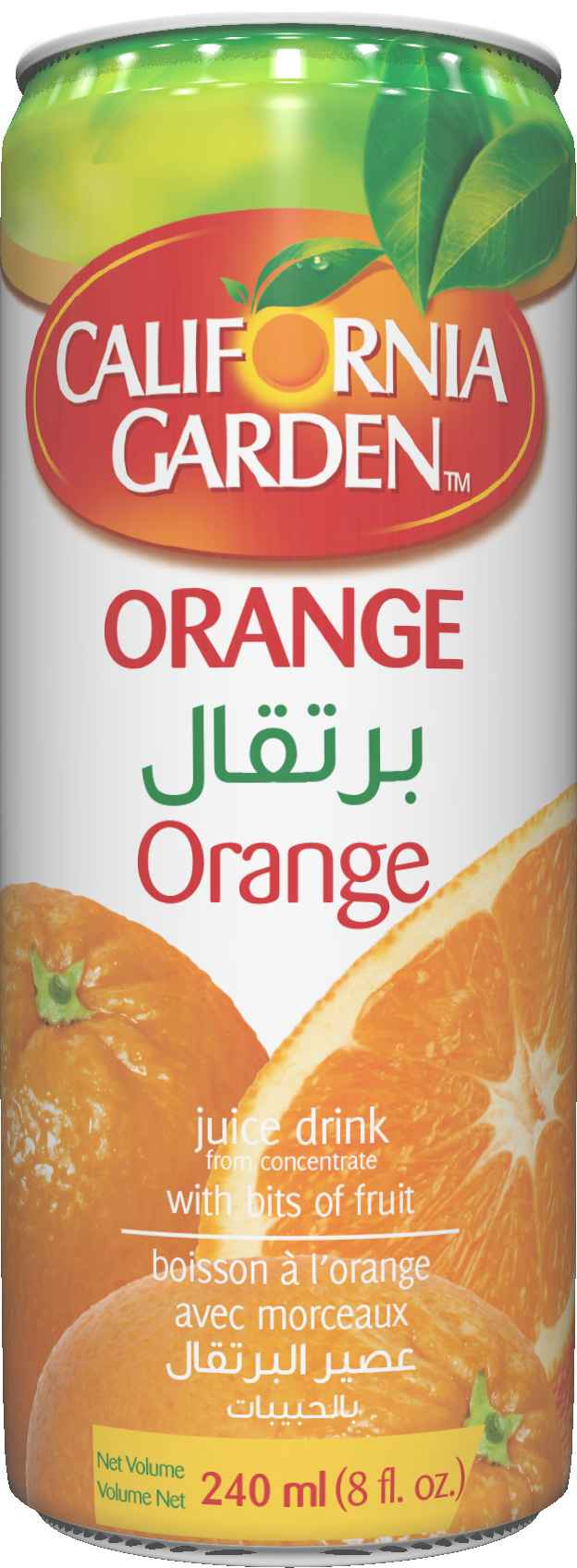 CAL GARDEN ORANGE JUICE WITH P 8.5 FLOZ
