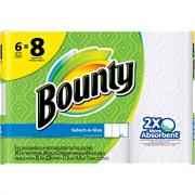 BOUNTY PAPPER TOWELS 75.1 SQFT