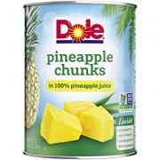 DOLE PINEAPPLE CHUNKS IN JUICE 20 OZ