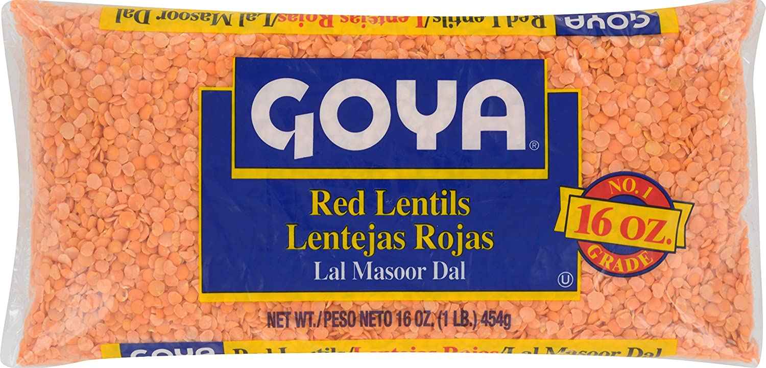 GOYA RED LENTILS 16 OZ