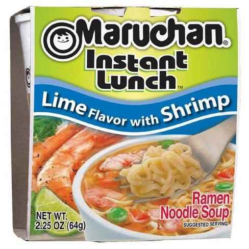 MARUCHAN CUP LIME WITH SHRIMP 2.25 OZ