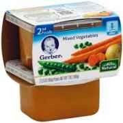 GERBER MIXED VEGTEBLE 8 OZ