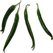 FINGER HOT PEPPER (Green Chillies/Mirchi) 1 LBS