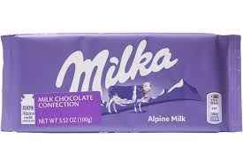 MILKA ALPENMILCH MILK CHOCLATE 3.52 OZ