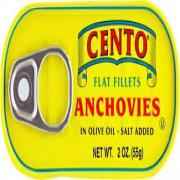 CENTO FLAT FILLET ANCHOVIES 2 OZ