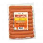MERVE BEEF FRANKS 16 OZ
