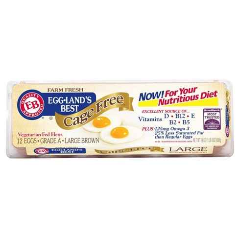 EGGLAND BEST CAGE FREE EGGS 1 DOZEN