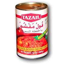 TAZAH PEELED FAVA BEANS 16 OZ