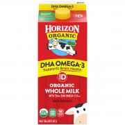 HORIZON WHOLE ORGANIC MILK 0.5 GALLON