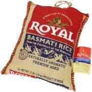 ROYAL BASMATI RICE 10 LBS