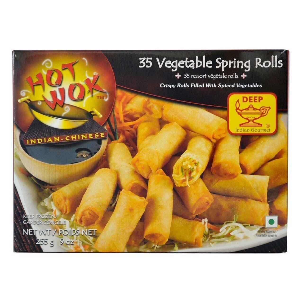 HOTWOK 35VEG SPRING ROLLS 0.56 Lbs