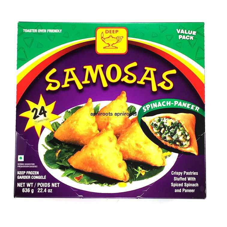 DEEP SPINACH PANEER SAMOSA 1.44 Lbs