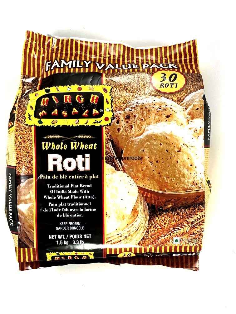 MIRCH MASALA WHOLE WHEAT ROTI 3.3 LBS