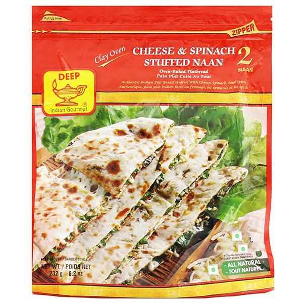 DEEP CHEESE & SPINACH NAAN 0.51 Lbs
