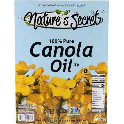 NATURES SECRET CANOLA SALAD OIL 35 LBS