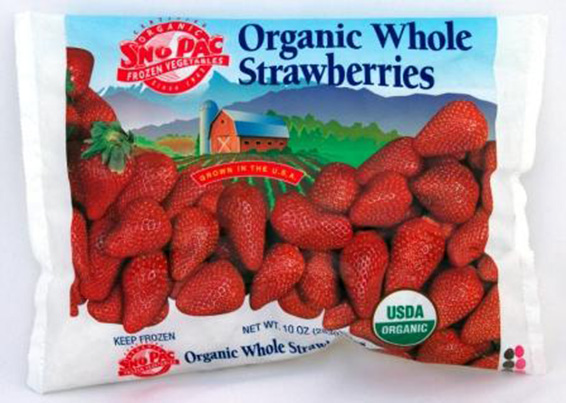 SNO PAC ORGANIC STRAWBERRY 0.63 Lbs